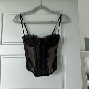 Urban Outfitters Black Corset Top